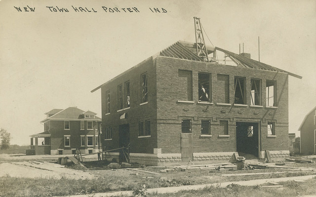 New Town Hall, 1914 - Porter, Indiana