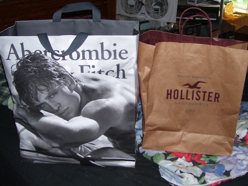 a&f shopping bag