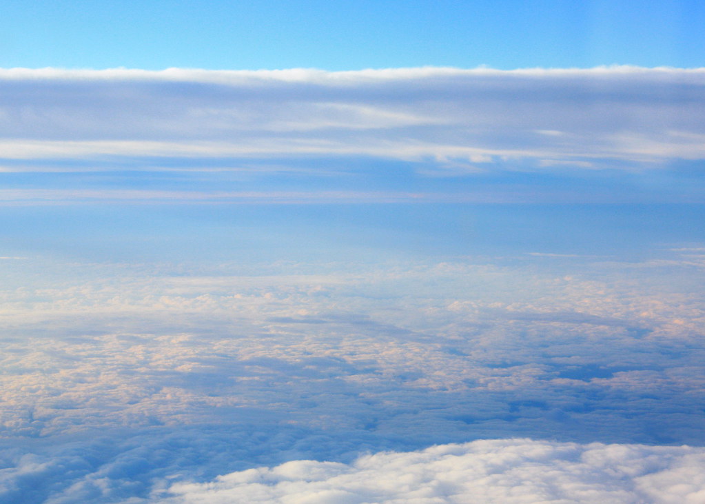 Airplane Window View