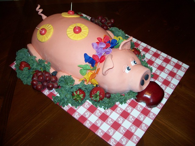 Pig Roast Cake