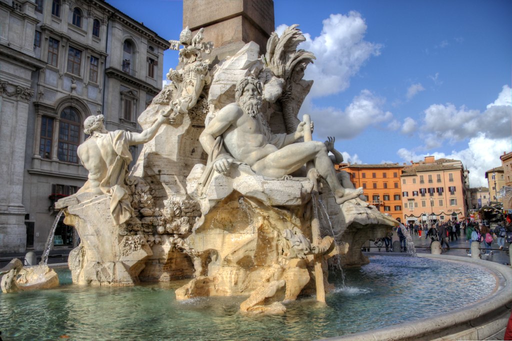 Fontana dei Quattro Fiumi (Fountain of the Four Rivers), R… | Flickr