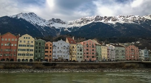 andygocher nokia lumia 925 europe austria innsbruck river buildings architecture mountains snow clouds cityscape