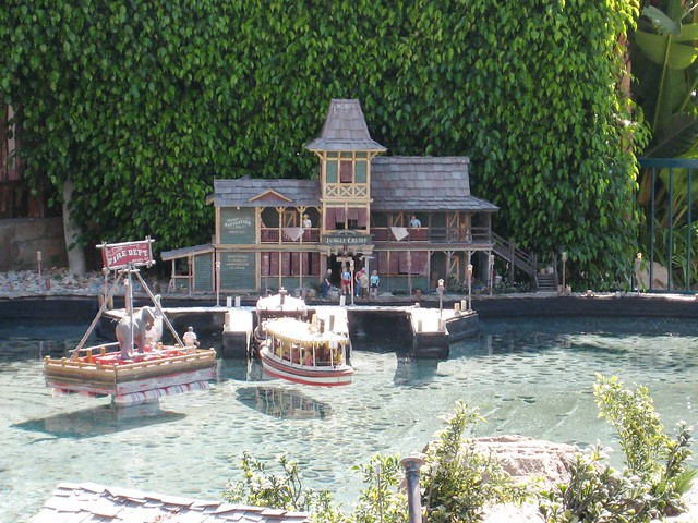 Disneyland Hotel Jungle Cruise boats