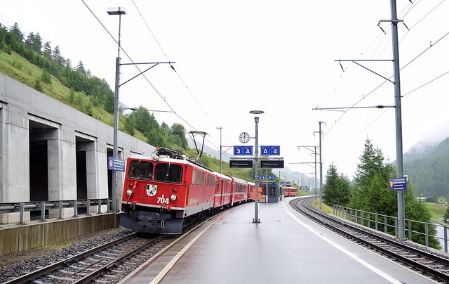 RhB Ge6/6 freight loco 704_Sagliains, Swizterland_RE 2420_150615_01