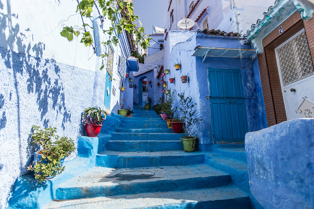 Streets, Chefchaouen, Morocco