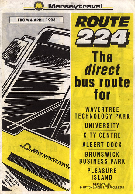 Merseytravel Route 224 Cover