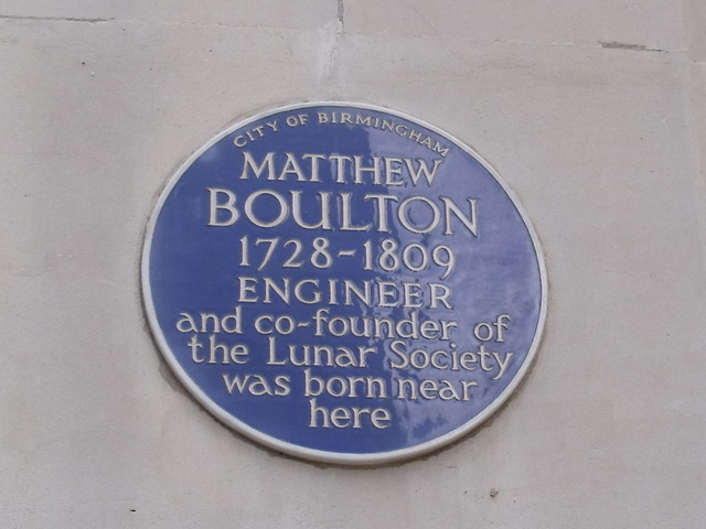 Matthew Boulton - blue plaque