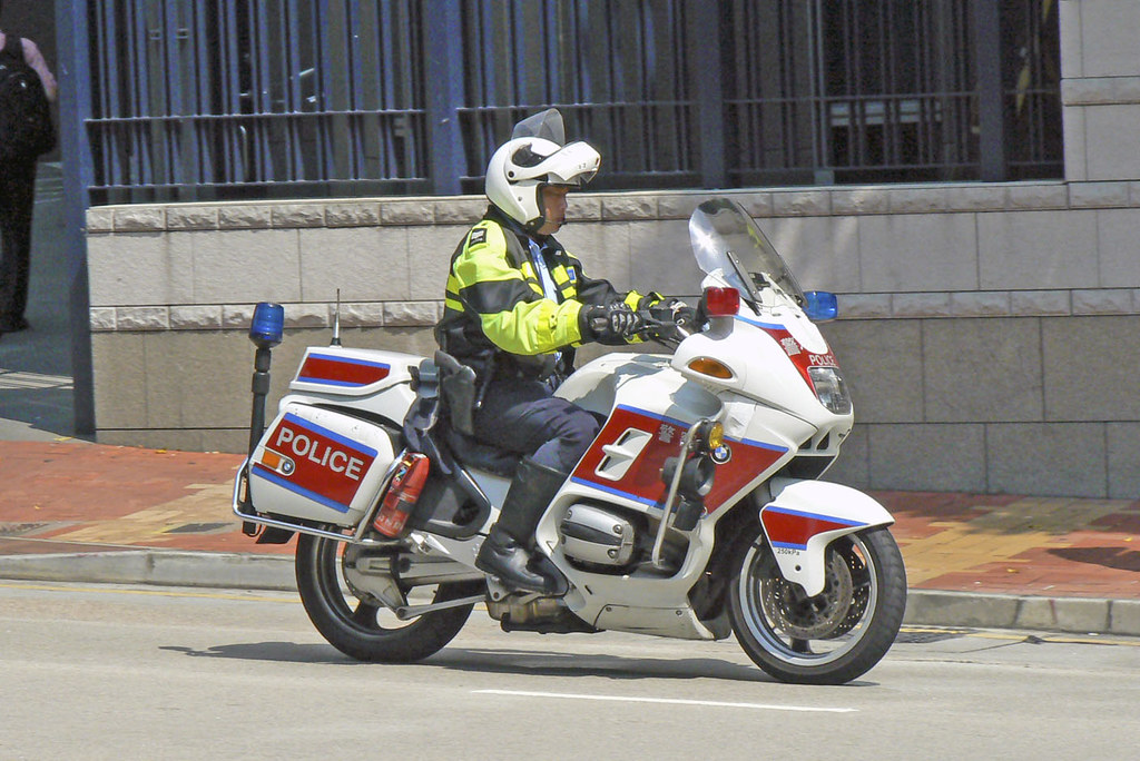 Hong Kong Traffic Police Bike
