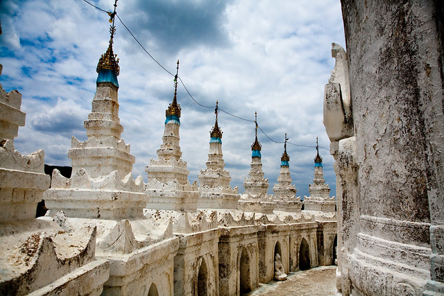 Inside Mya Thein Dan pagoda