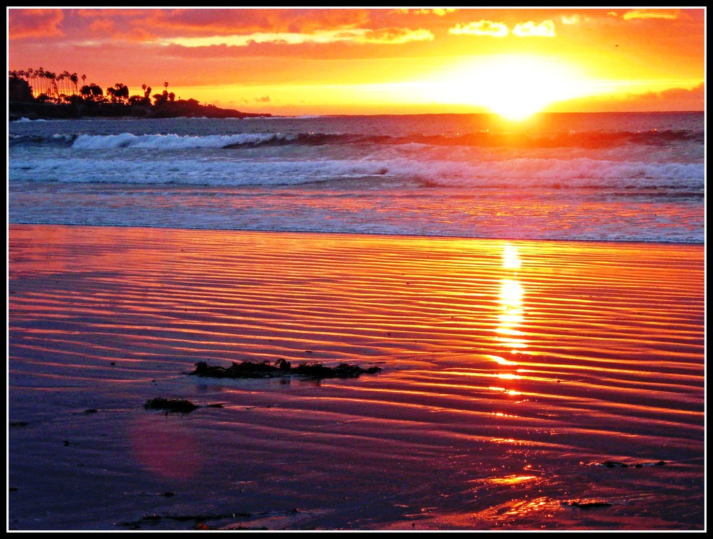 Sunset, San Diego, La Jolla Shores Beach