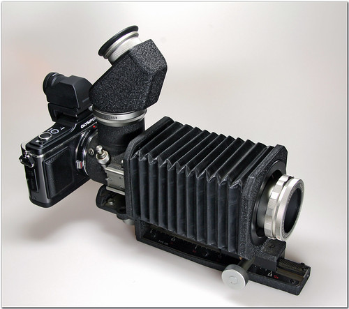 2-Finder-System: Olympus Pen E-P2 + Leica Visoflex + 65mm Makro-Kopf by /RealityScanner/