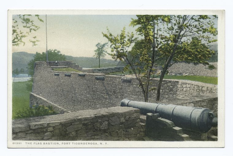 The Flag Bastion, Fort Ticonderoga, N.Y.
