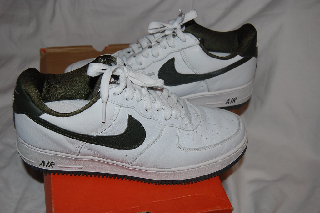 2000 Nike Air Force 1 White/Burnt Olive - a photo on Flickriver
