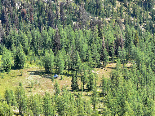 K07 Campsite from Two Peak Mtn | Bill Stanley | Flickr