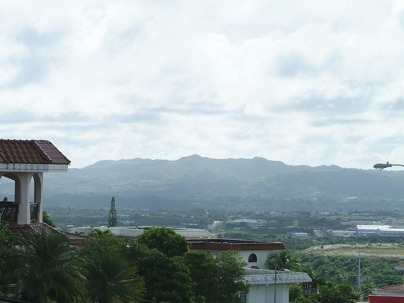 The interior hills of Guam are seen from this photo taken from Mt. Barrigada, the highest point in the village, and a site of a battle fought during WWII.

Victor Consaga/Guampedia
