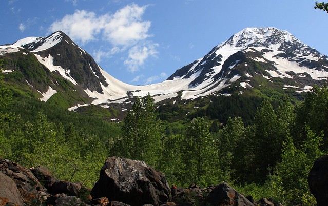 View of peaks along the Upper Winner Gorge trail
