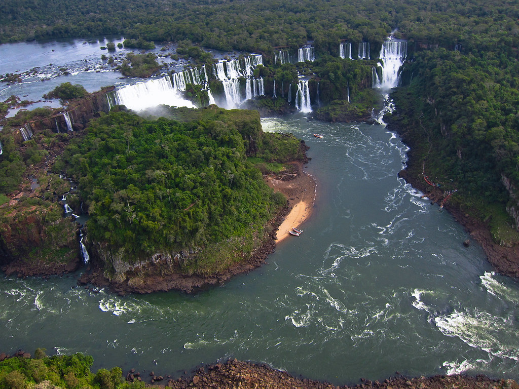 KAP over Iguaçu Falls by Pierre Lesage