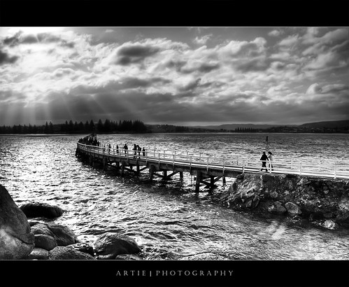 Down the Memory Lane of Victor Harbor Causeway :: BW | HDR by :: Artie | Photography ::