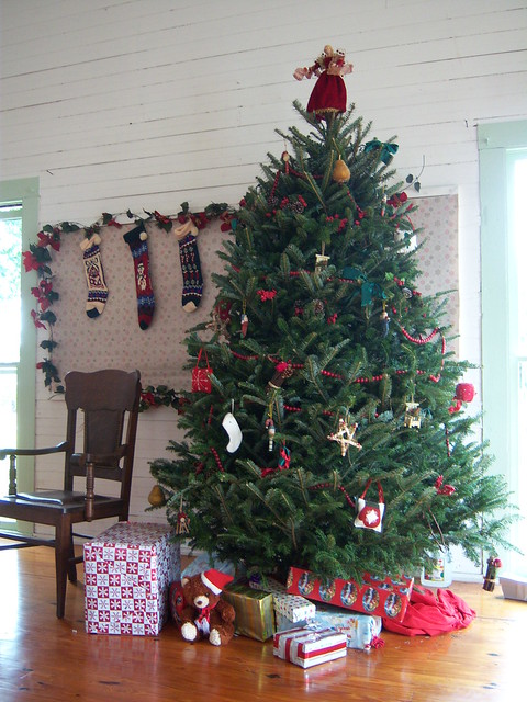 Christmas tree in the Homeland School -- Homeland Heritage Park -- Homeland, Florida