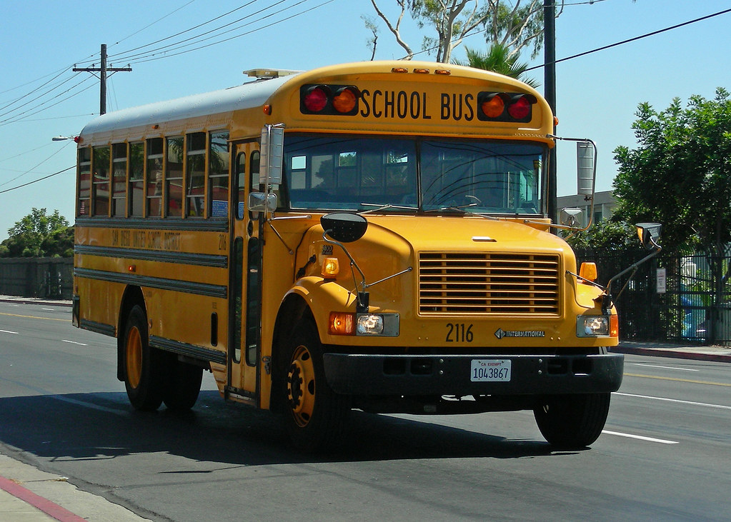 International School Bus | San Diego Unified School District… | Flickr