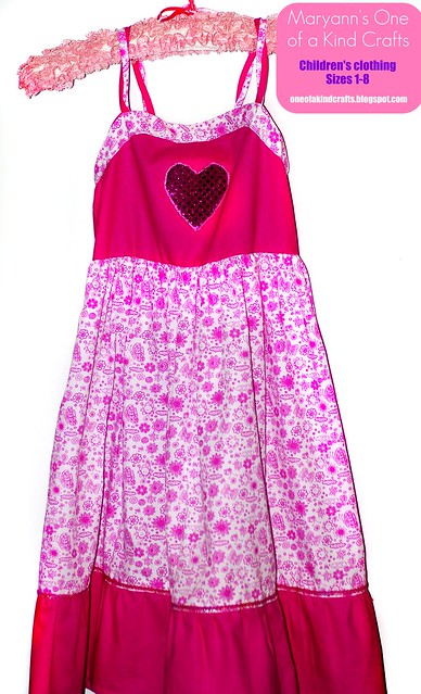Maryann's One of a Kind Crafts: Little Girl's Dress for Siobhan