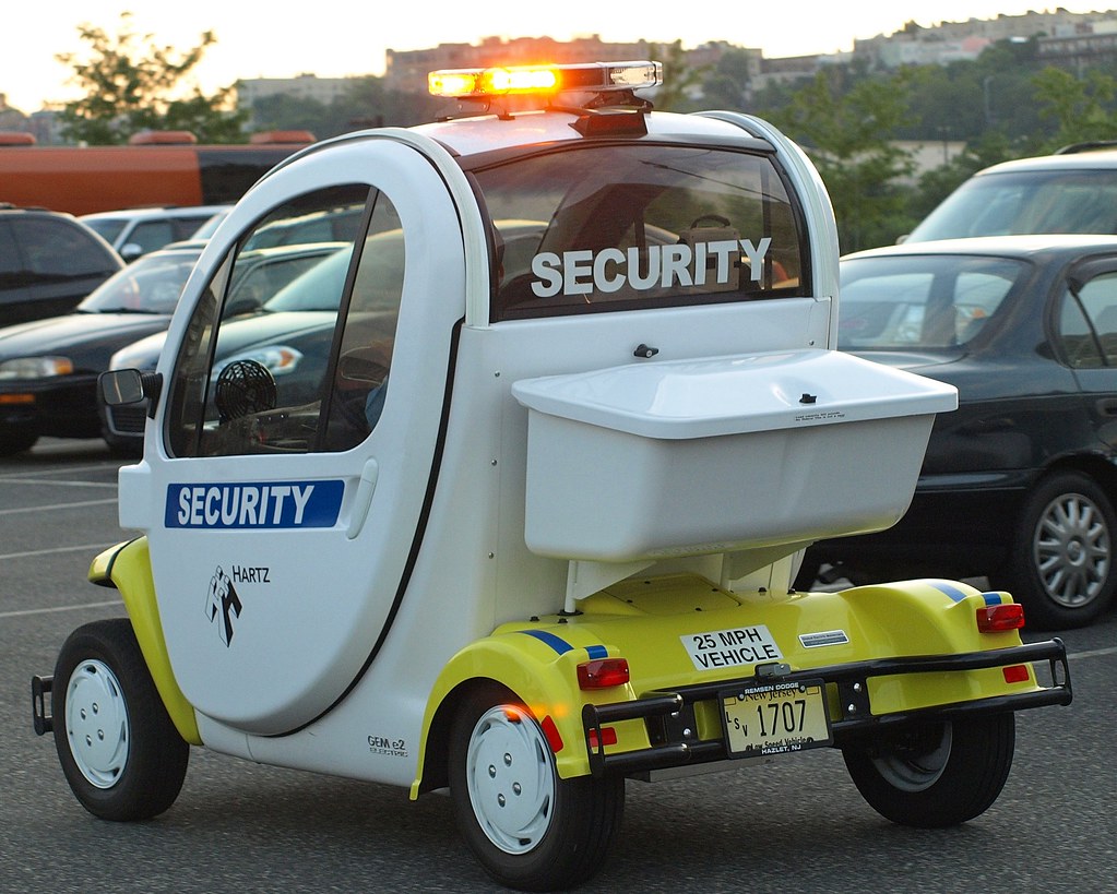 GEM Electric Security Car, Lincoln Harbor, Weehawken NJ Flickr