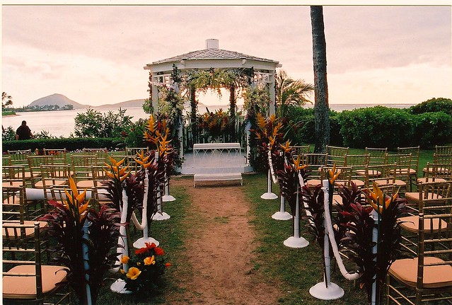 Wedding Flowers Kahala Hotel LOST TV Show Rick Romer