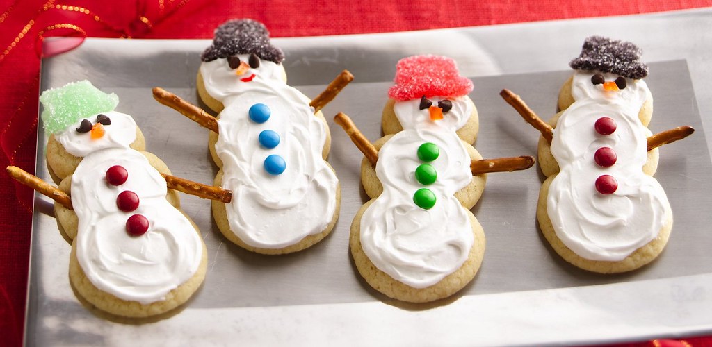 Sugar Cookie Snowmen Recipe