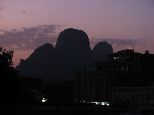 africa mountains silhouette sunrise dawn sudan taka kassala
