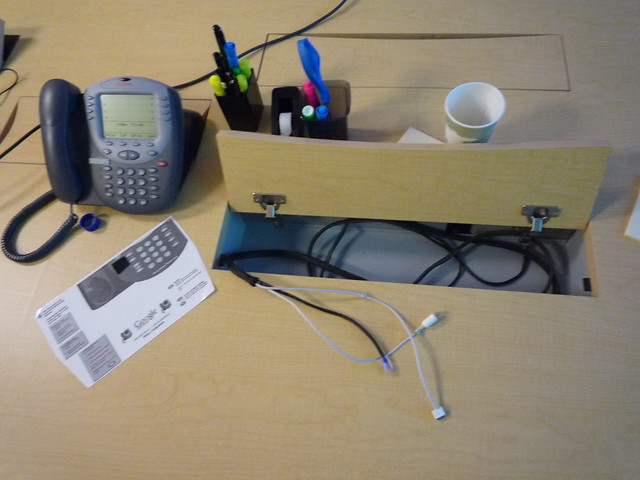 In built power sockets for laptops in desks