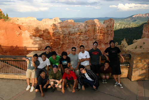 posing in front of the natural bridge | by Acts2 Network