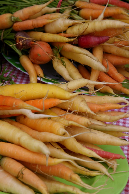 Carrots of many colors.