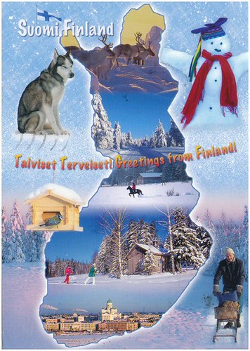 Winter in Finland, mapcard | by koprakardulas (SusaTiina)