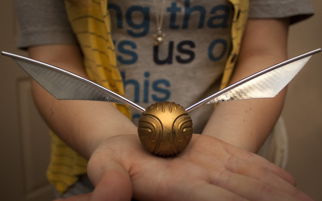 I caught The Golden Snitch! 