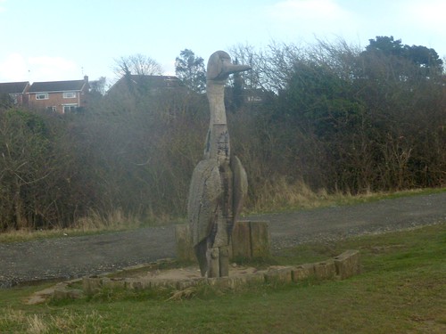 Heron sculpture Hassocks to Upper Beeding (extending to Shoreham)