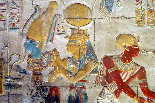 Osiris and Isis, Abydos.