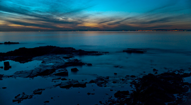 Fife coast at twilight