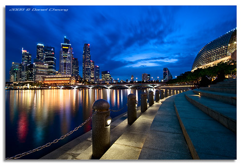blue digital interestingness high nikon singapore cityscape dynamic explore hour esplanade cbd range fp frontpage dri hdr blending d300 sigma1020 danielcheong bratanesque danielkhc