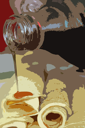 pancakes and maple syrup | by winosandfoodies2