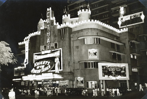 Cathay Cinema and Hotel by night, Singapore, 1954 | by Powerhouse Museum Collection