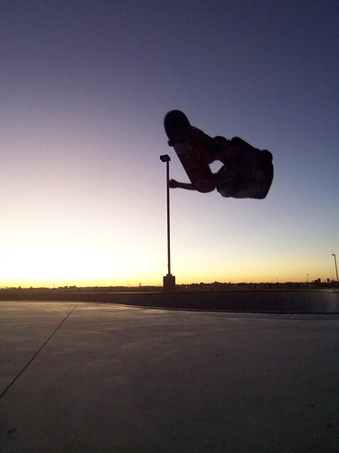 sunset photo skateboarding idaho skateboard caldwell