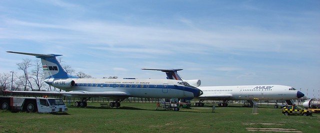 Malev Tu-134 & Tu-154 Ferihegy Budapest