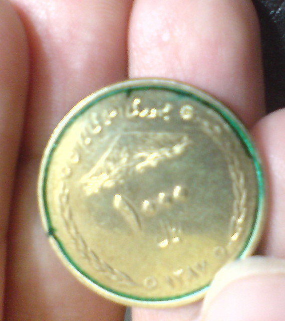 سکه نویسی سبز - عکس از دیوارنویس