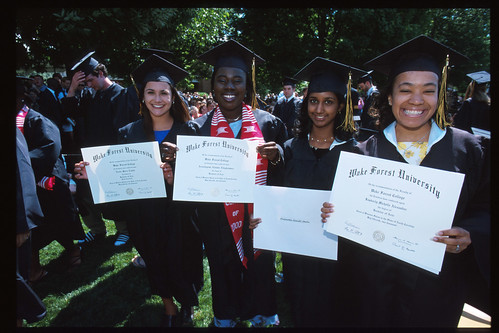Wake Forest University Commencement, 2000
