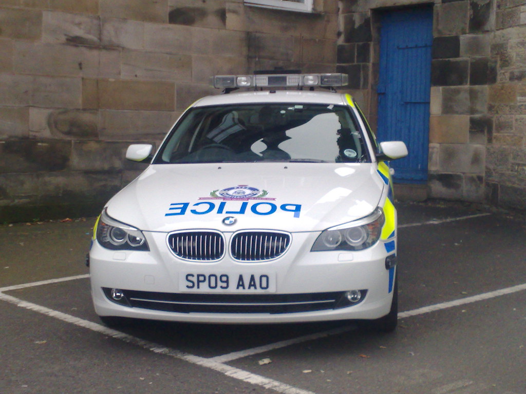 Fife Police  BMW seen at krikcaldy police station