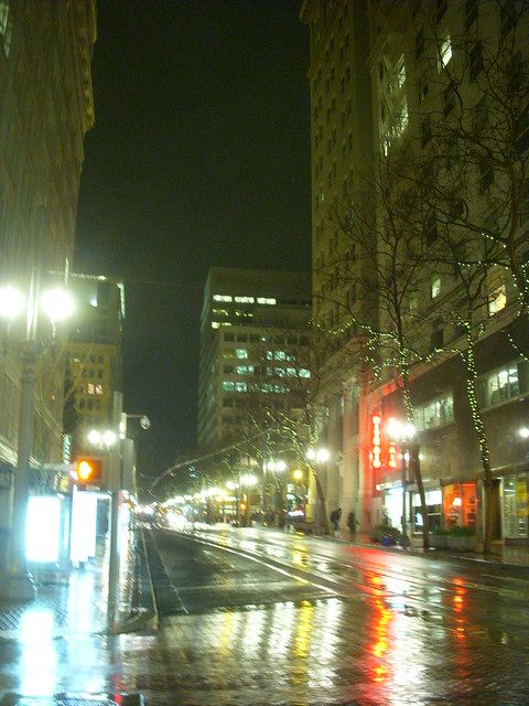 Rainy Street, Portland