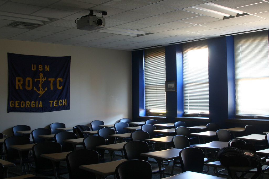 Empty classroom