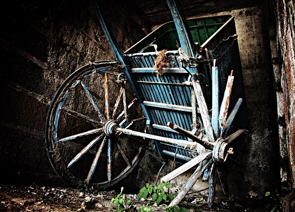 Abandoned Horse Wagon - Treated by VinothChandar