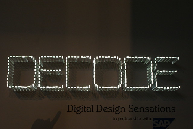Decode exhibition, digital design sensation