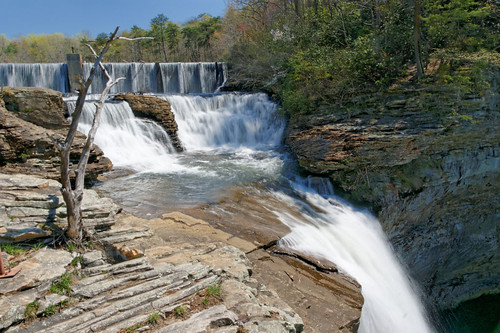 statepark waterfall alabama falls lookoutmountain desoto littleriver